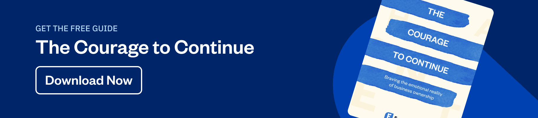 courage to continue blog ad